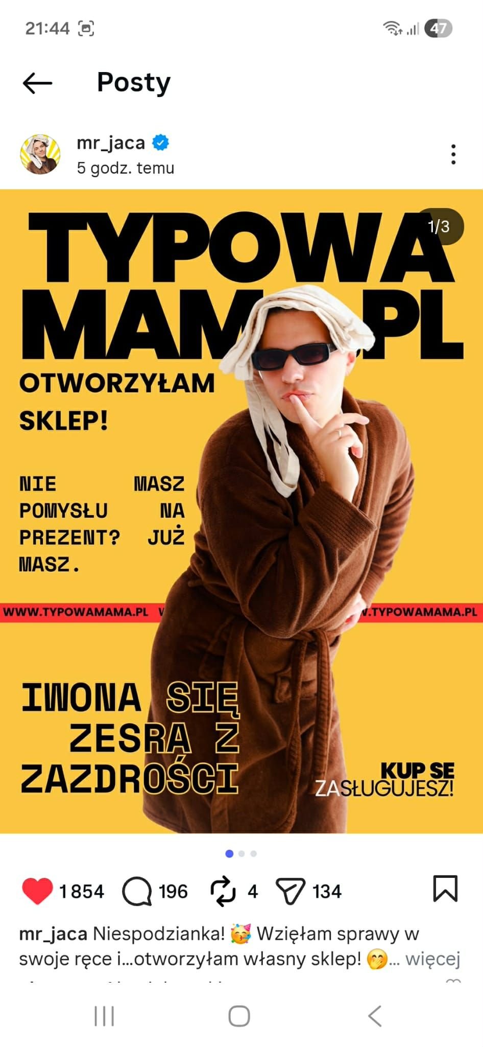 Typowa Mama – sklep internetowy